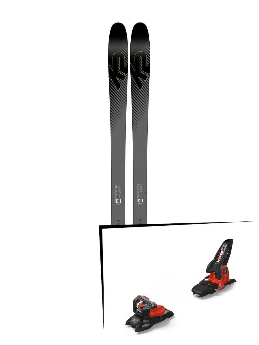 Set: K2 SKI Pinnacle 95Ti 2019 + Marker Jester 18 Pro ID black/flo-red - Bild 1