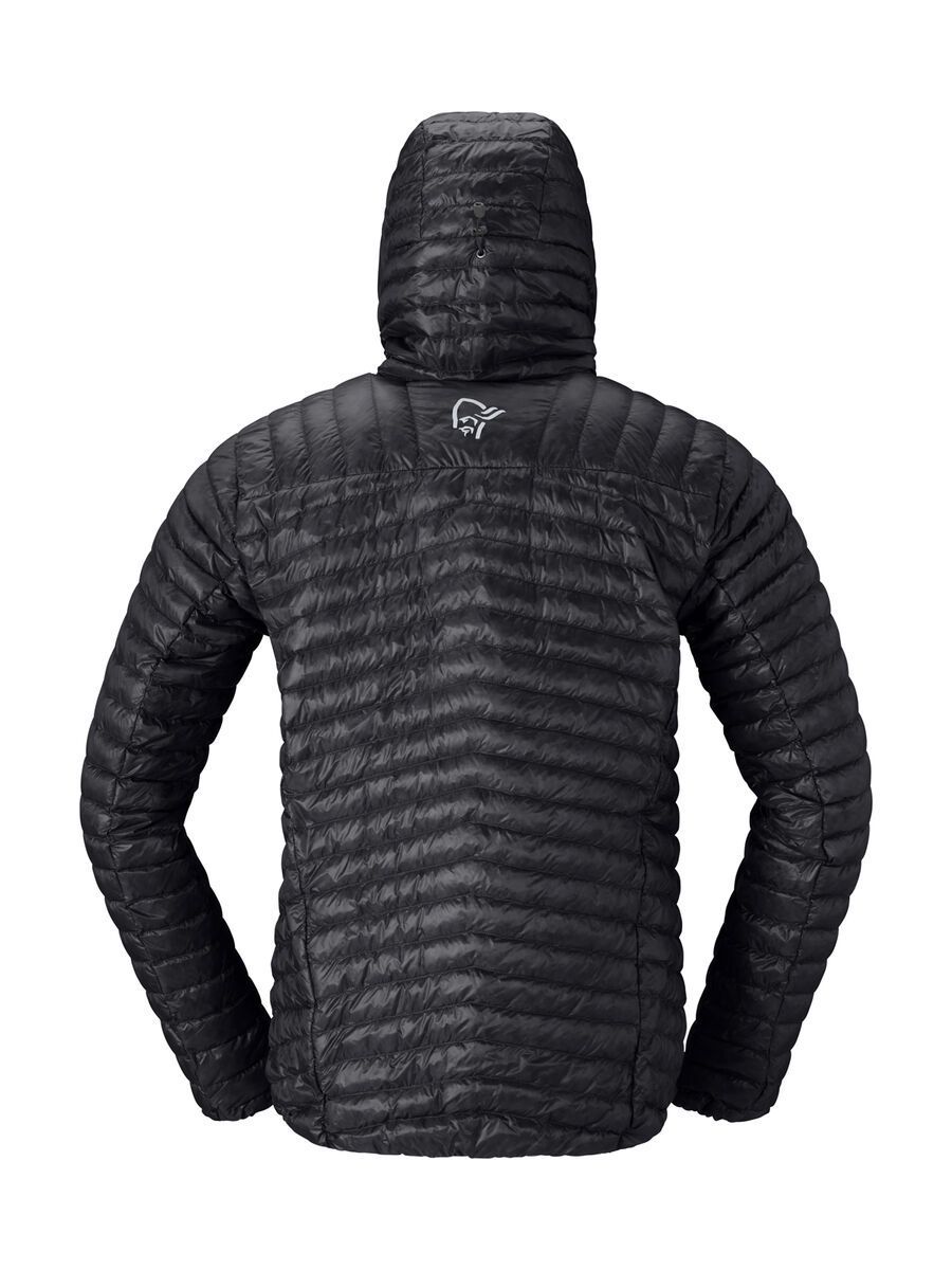 Norrona trollveggen down800 super light Hood M's, caviar black - Bild 2