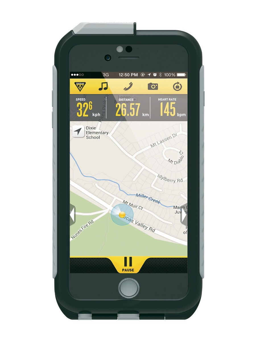 Topeak Weatherproof RideCase iPhone 6+/6s+ mit Halter, black/gray - Bild 2