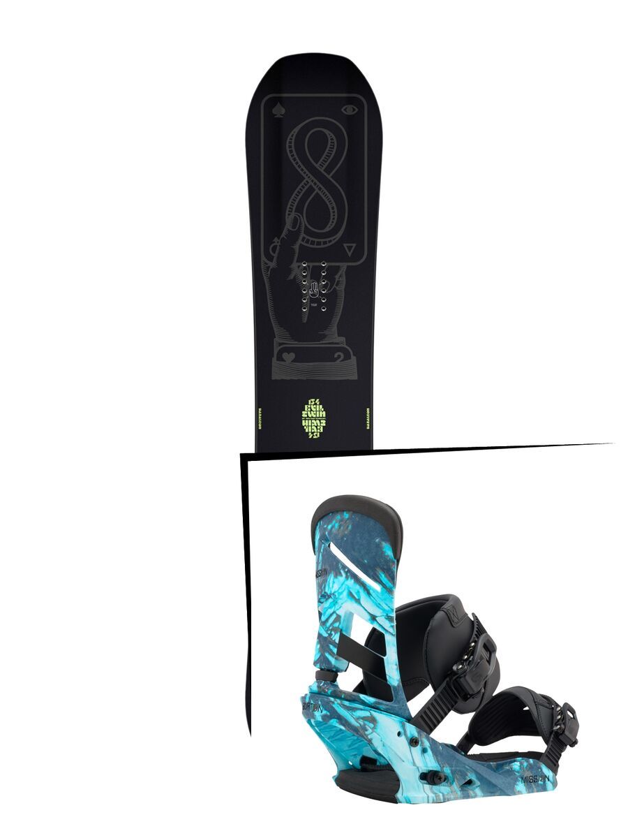 Set: Bataleon Evil Twin 2017 + Burton Mission (1712885S) - Bild 1