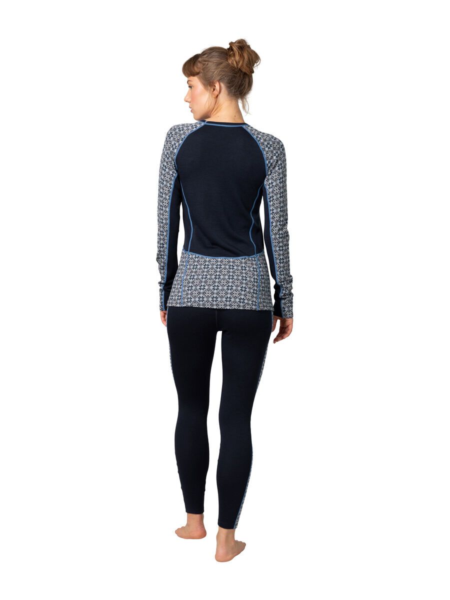 Kari Traa Rose Light Long Sleeve Baselayer, dark navy blue - Bild 6