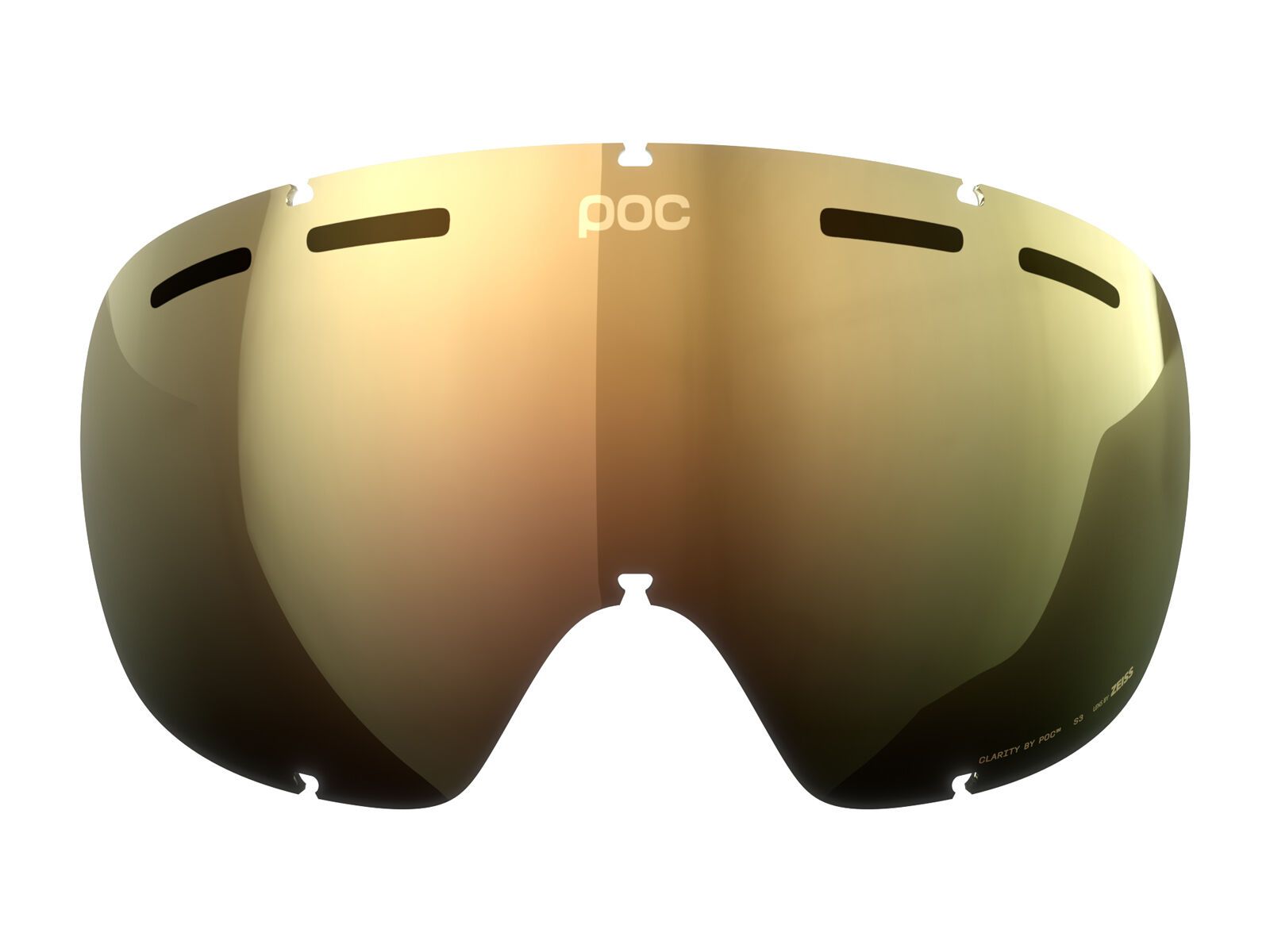 POC Fovea/Fovea Race Lens, Clarity Int./Sunny Gold - Bild 1