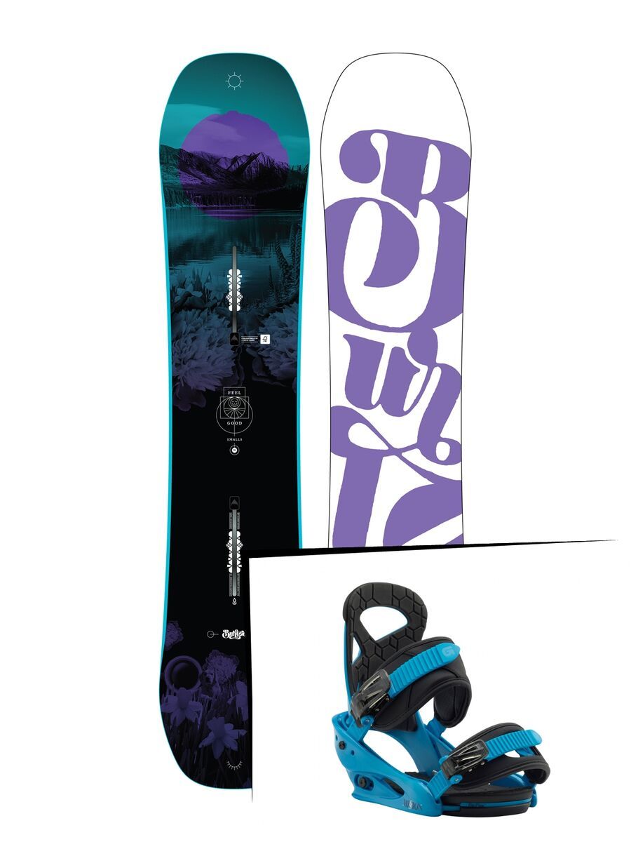 Set: Burton Feelgood Smalls 2019 + Burton Mission Smalls blue boy - Bild 1