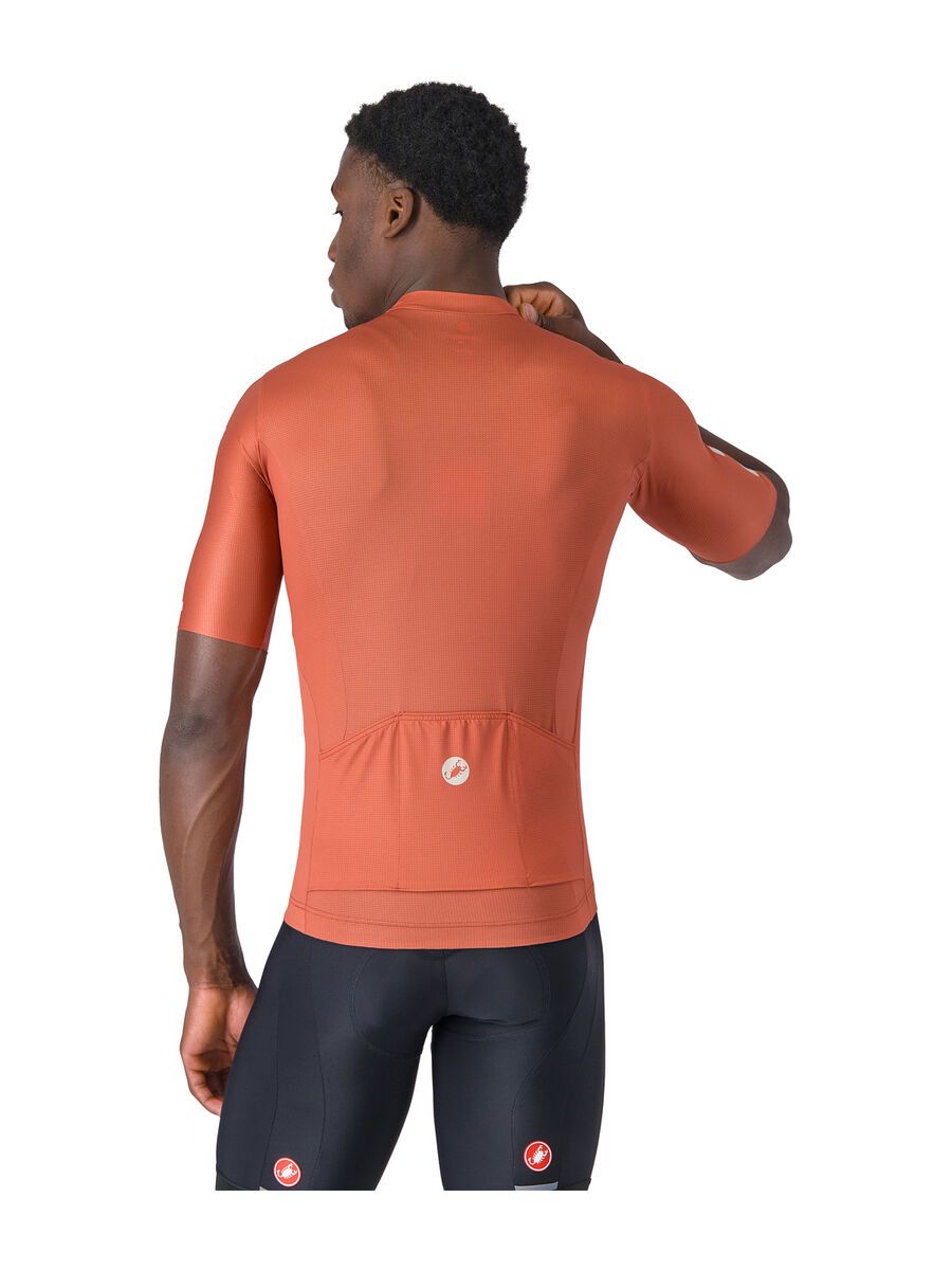 Castelli Entrata Apex Jersey, paprika/silver moon - Bild 3
