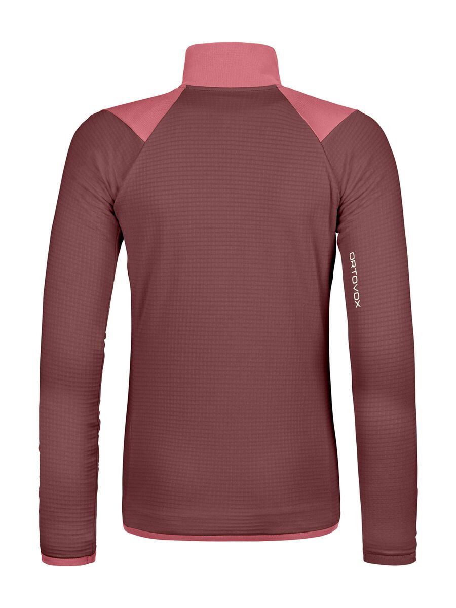 Ortovox Merino Fleece Grid Jacket W, mountain rose - Bild 2
