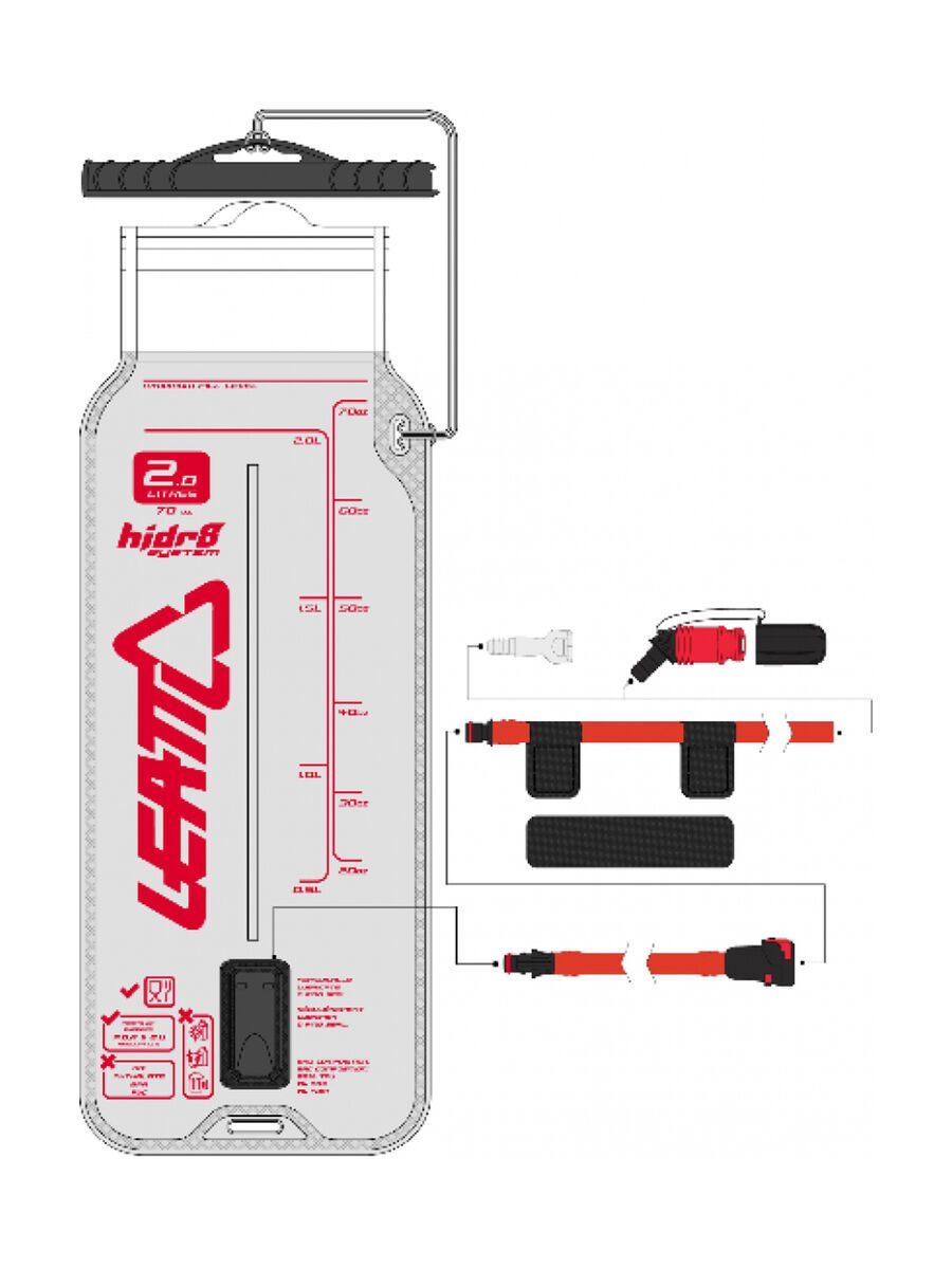 Leatt Bladder Kit Flat Cleantech 2.0L - Bild 1