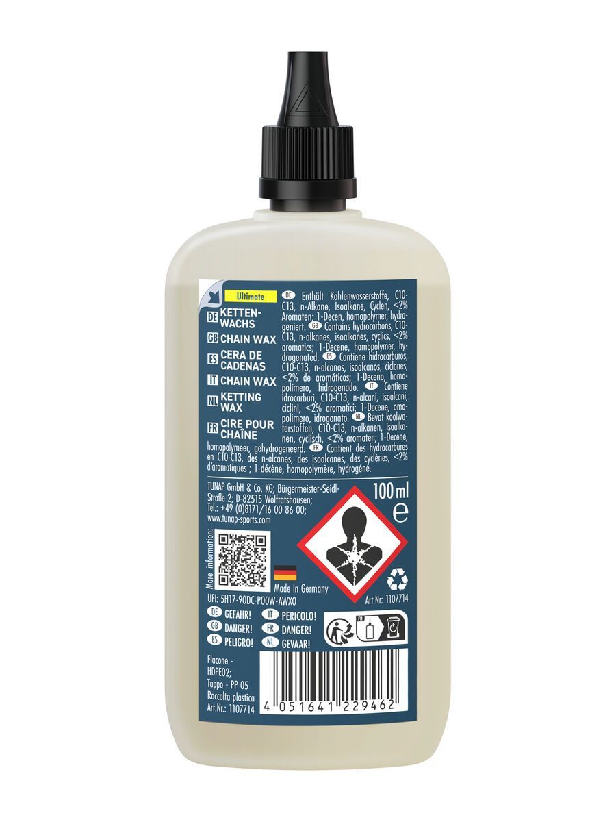 Tunap Sports Kettenwachs Ultimate - 100 ml (Tropfflasche) - Bild 2