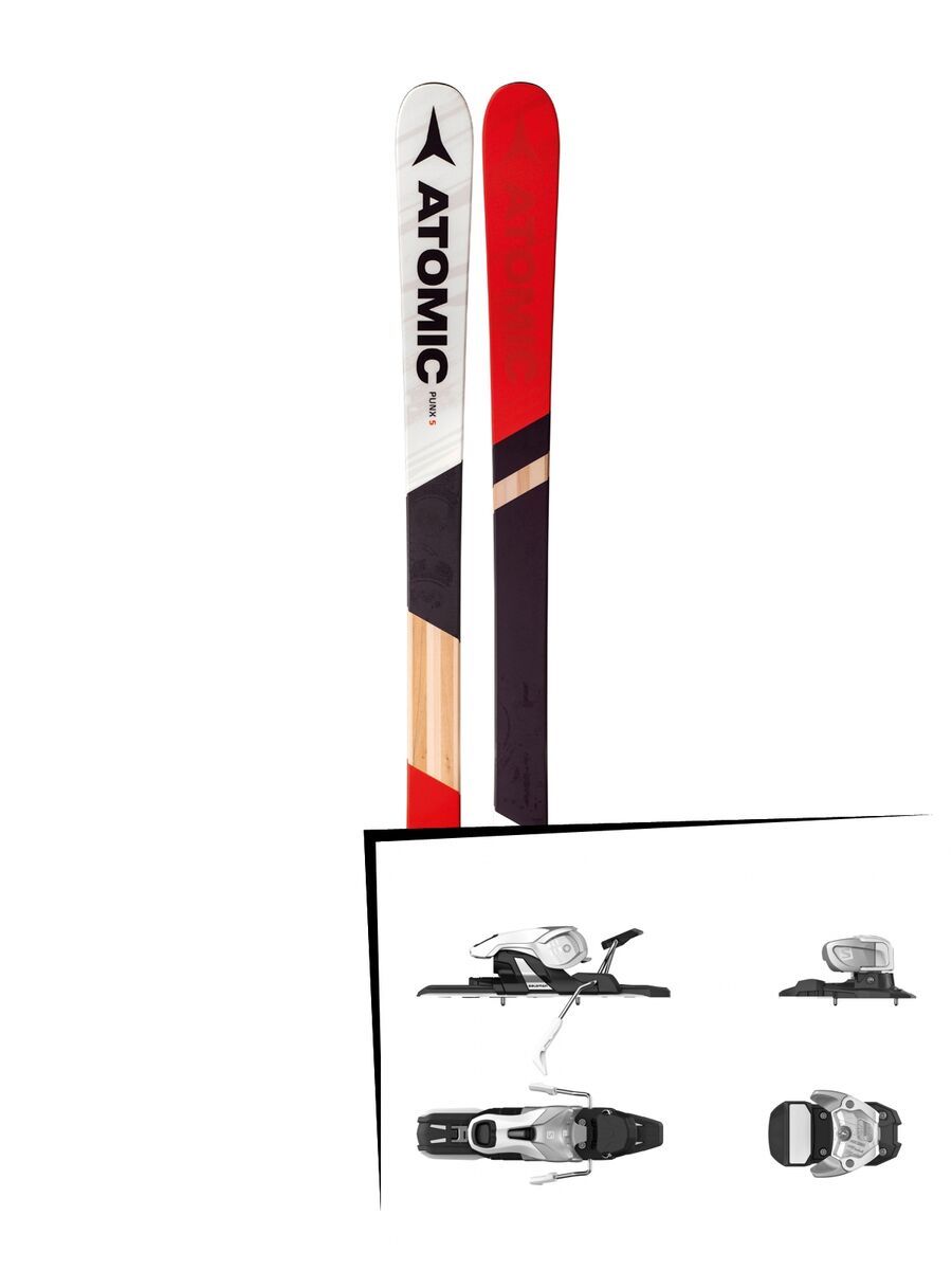 Set: Atomic Punx Five 2018 + Salomon Warden 11 silver/white - Bild 1