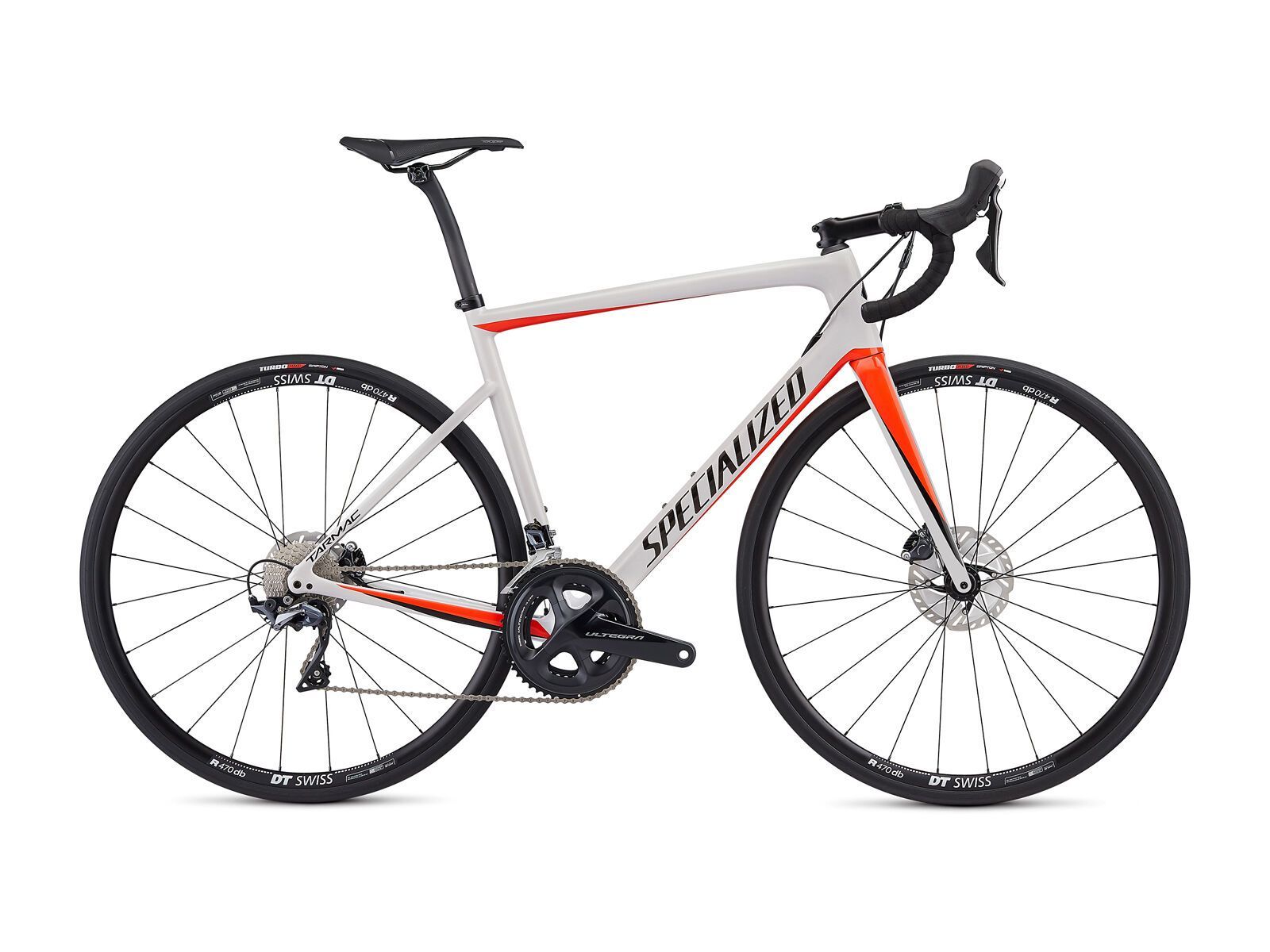 Specialized Tarmac Disc Comp, gloss metallic white silver/rocket red/tarmac black - Bild 1