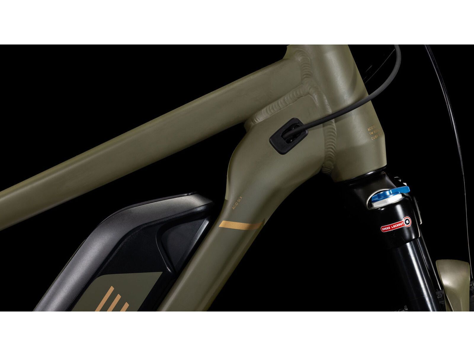 Cube Acid 240 Hybrid Rookie SLX 500, dustyolive´n´gold - Bild 5