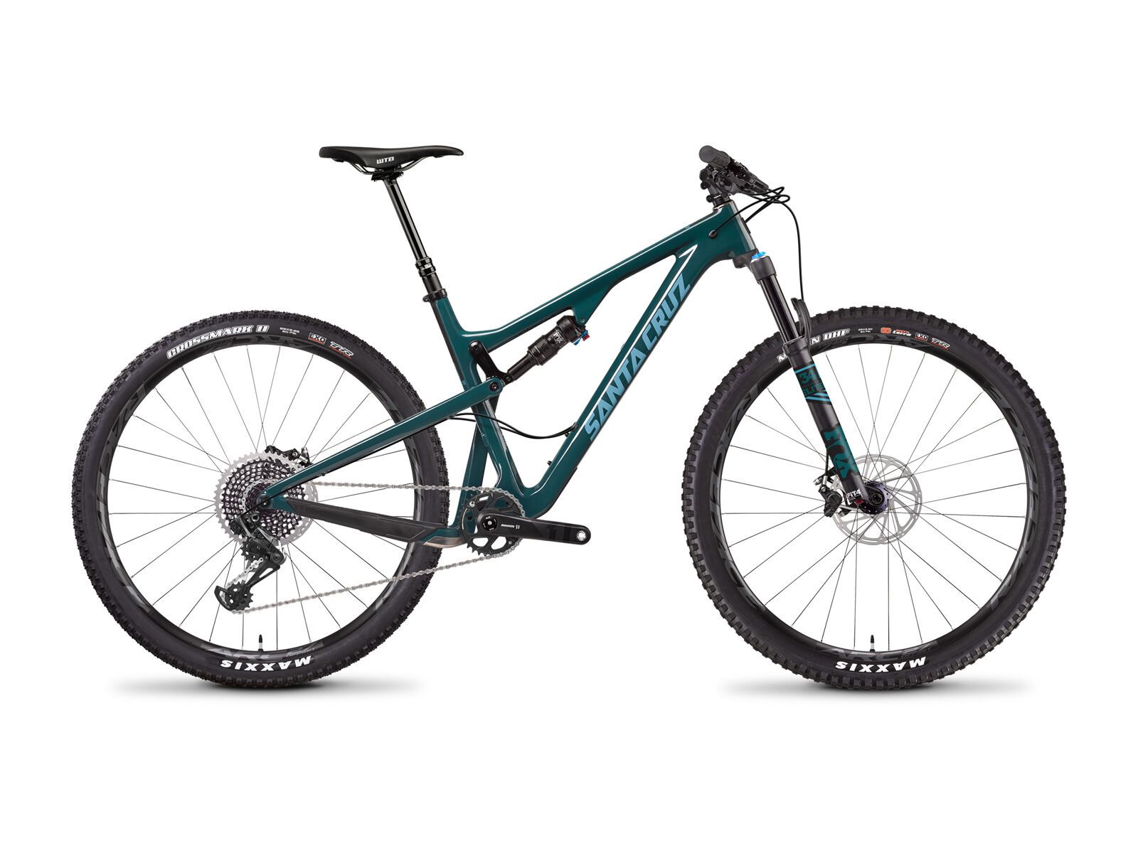 Santa Cruz Tallboy CC X01, forest green and baby blue - Bild 1