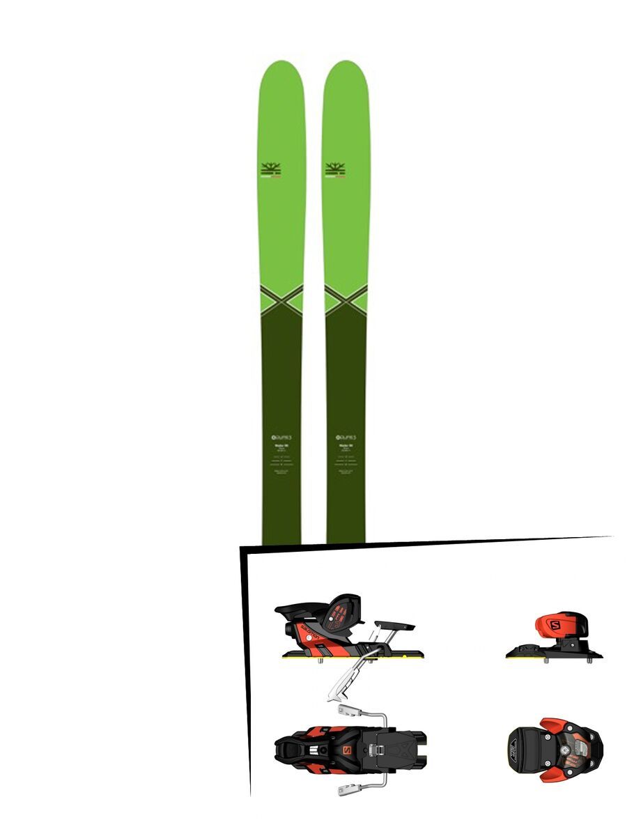 DPS Skis Set: Wailer 99 Pure3 Special Edition 2016 + Salomon Warden MNC 13 - Bild 1