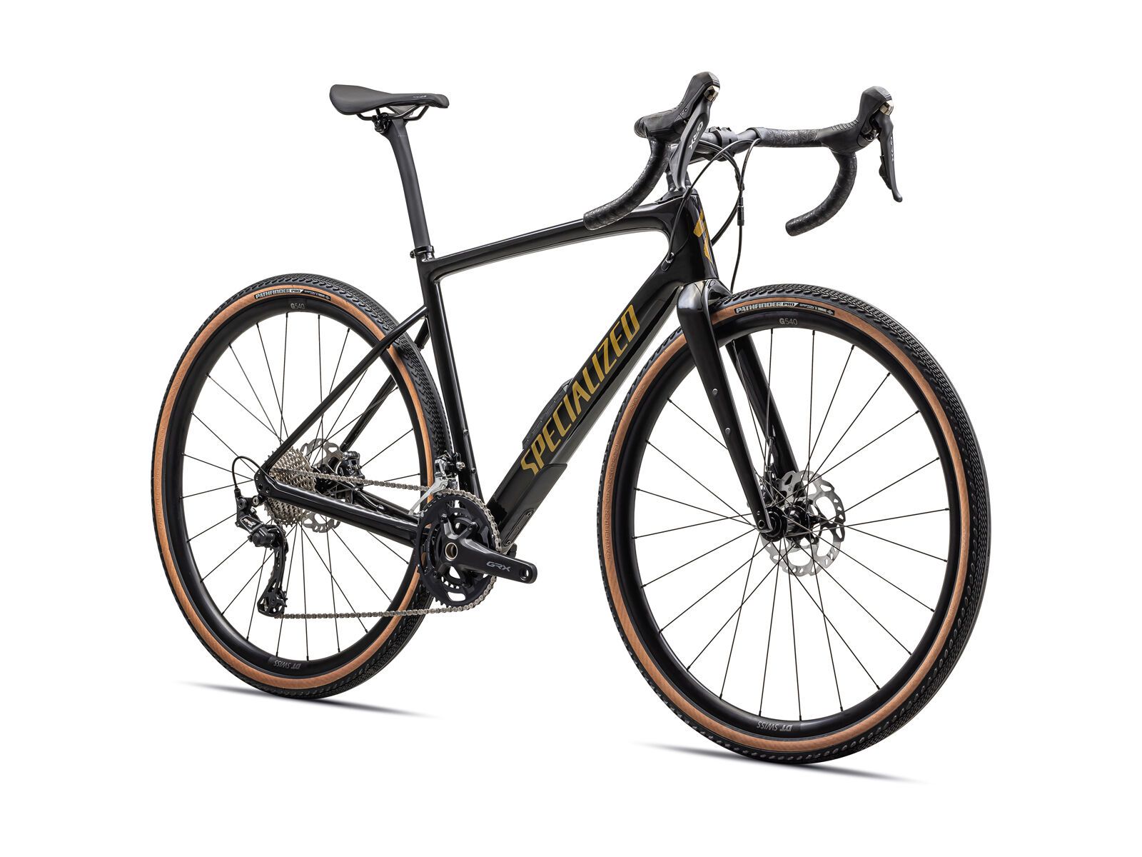 Specialized Diverge Comp Carbon, gloss obsidian/harvest gold metallic - Bild 2