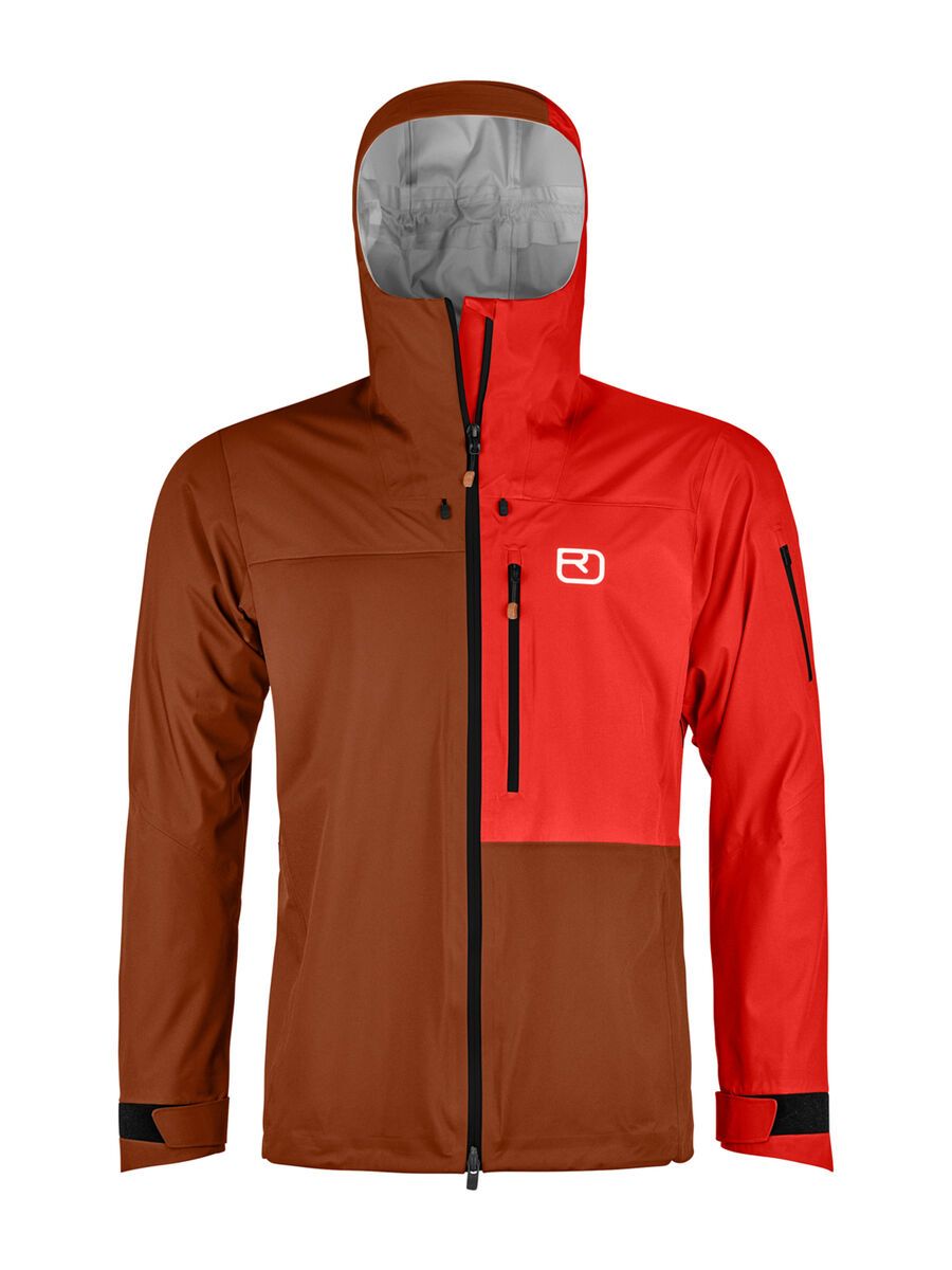 Ortovox 3L Ortler Jacket M, bristle brown - Bild 1