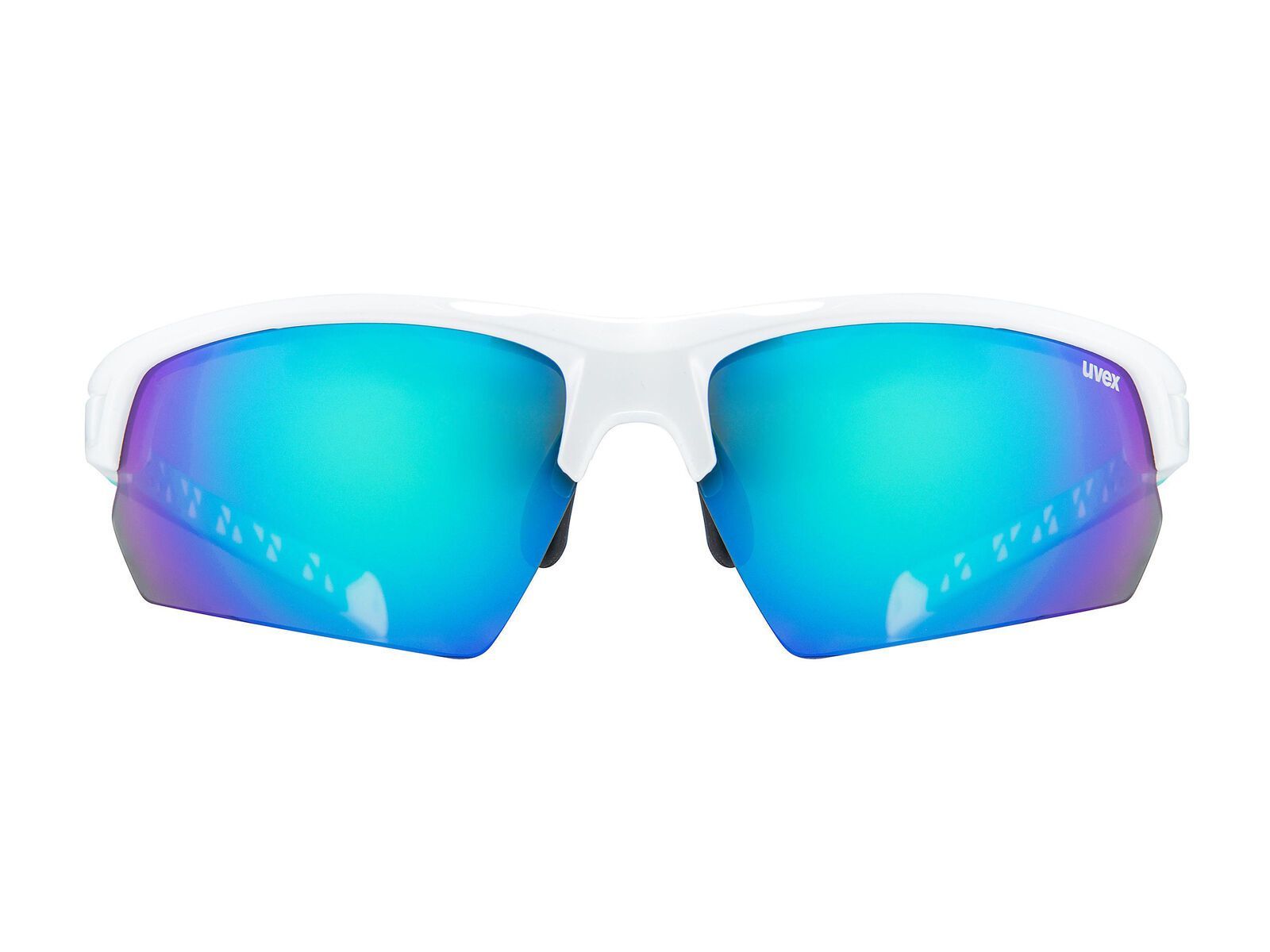 uvex sportstyle 224, white green/Lens: mirror green - Bild 3