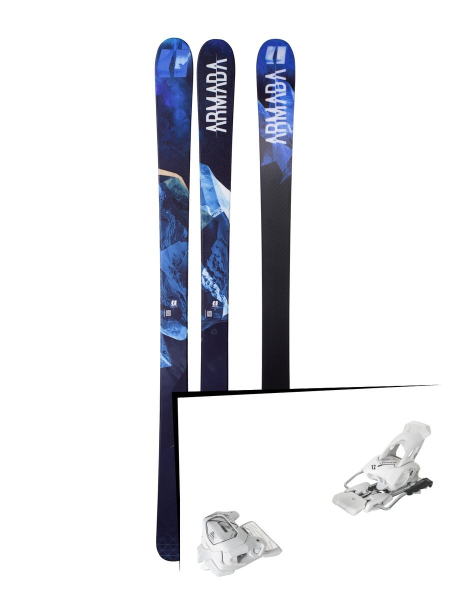 Set: Armada Invictus 95 2018 + Tyrolia Attack² 12 GW matt white - Bild 1