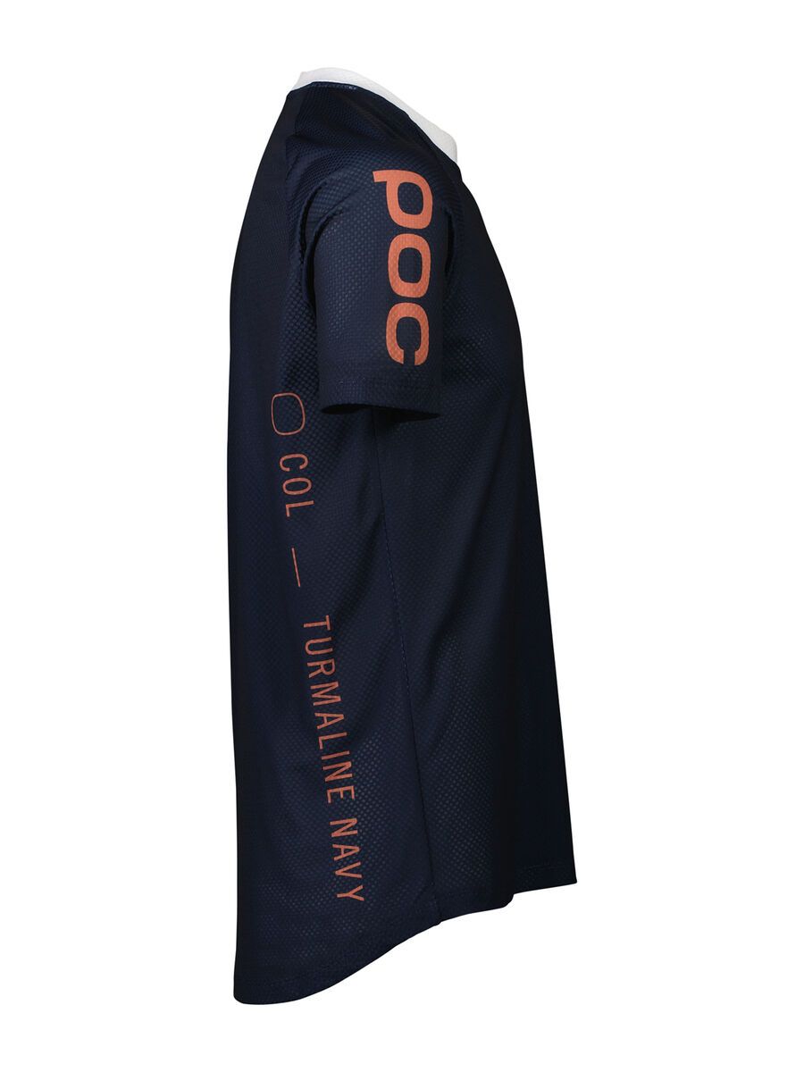 POC MTB Pure Tee, turmaline navy/hydrogen white - Bild 2