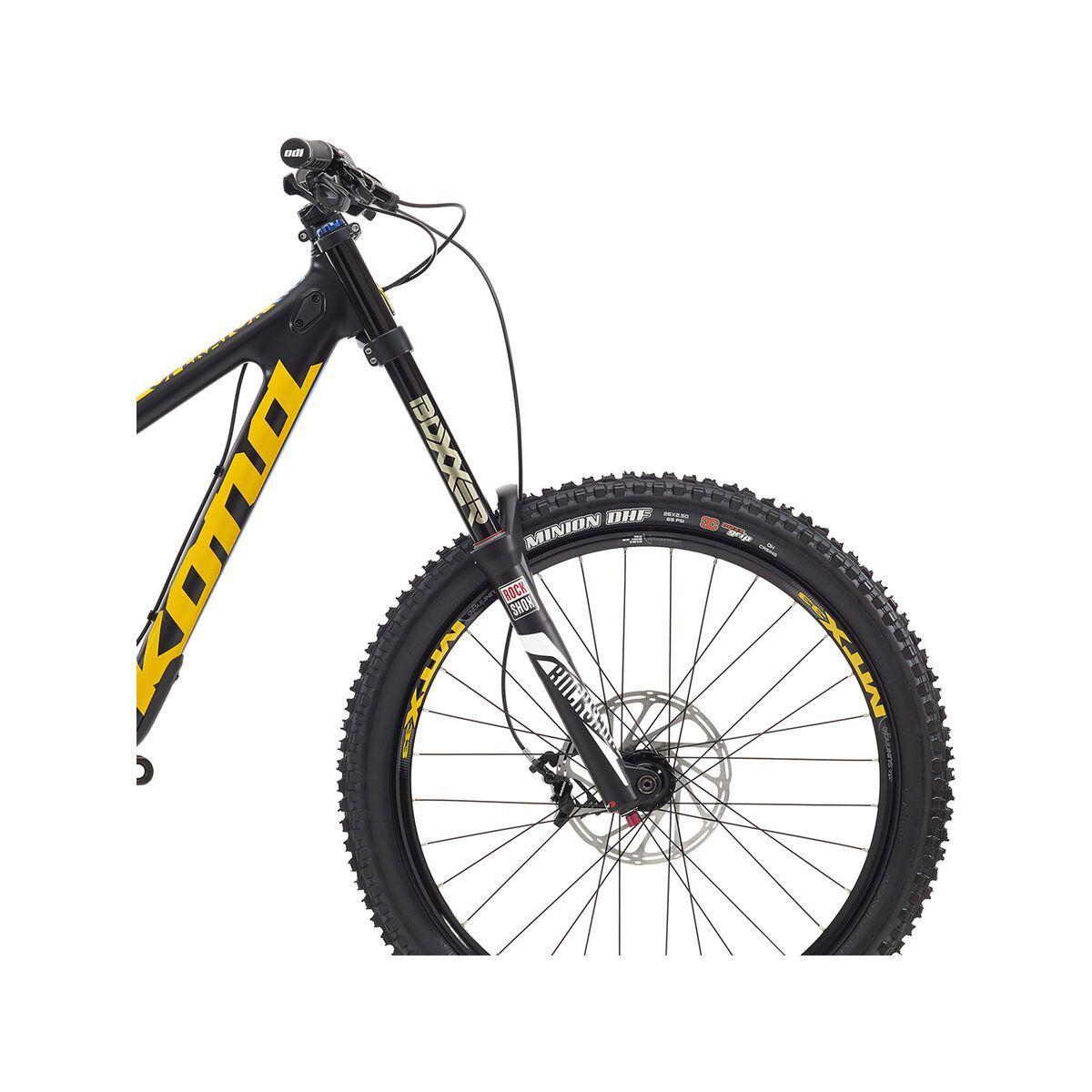 Kona Operator, matt carbon & black w/ yellow & blue decals - Bild 5