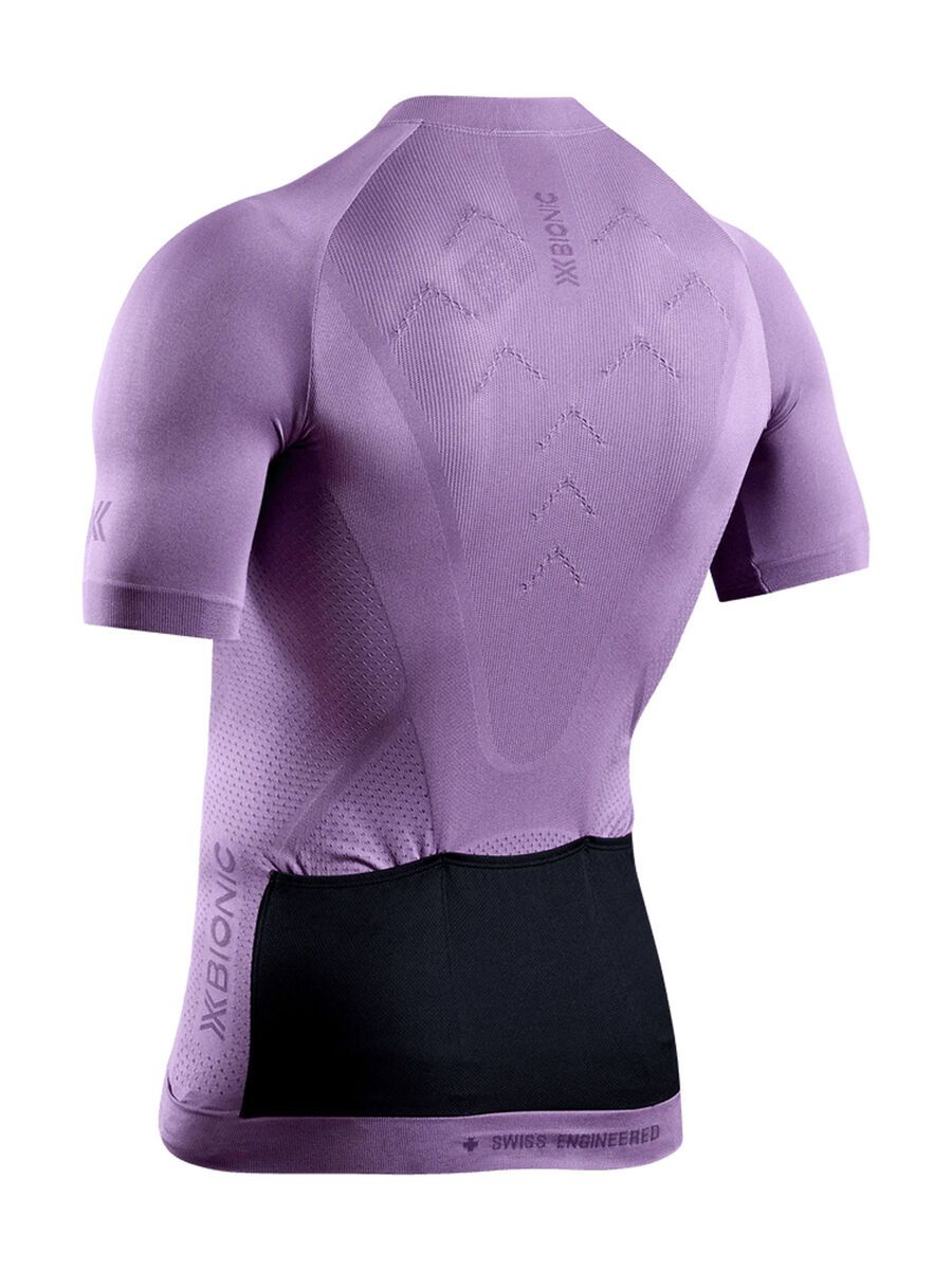 X-Bionic Xceed Ride Jersey SS Men, heather/lavender night - Bild 2