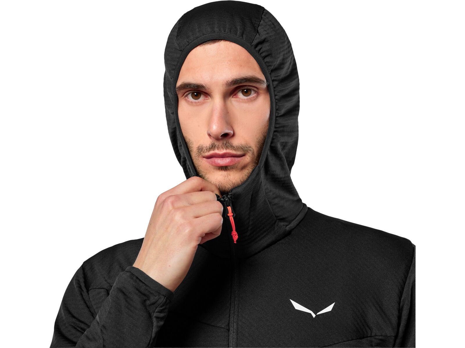 Salewa Puez Altavia Polarlite Kapuzenjacke Herren, black out - Bild 6