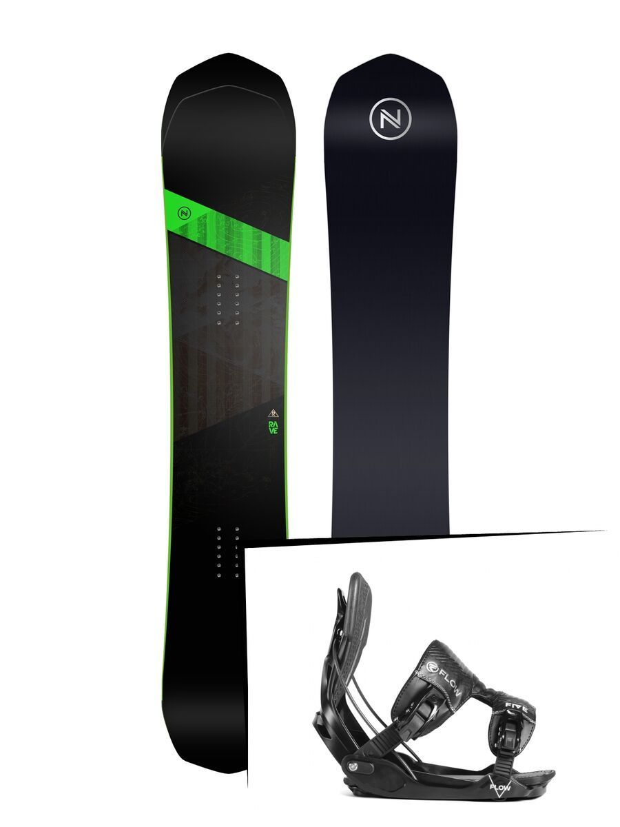 Set: Nidecker Rave 2019 + Flow Five (2226554S) - Bild 1