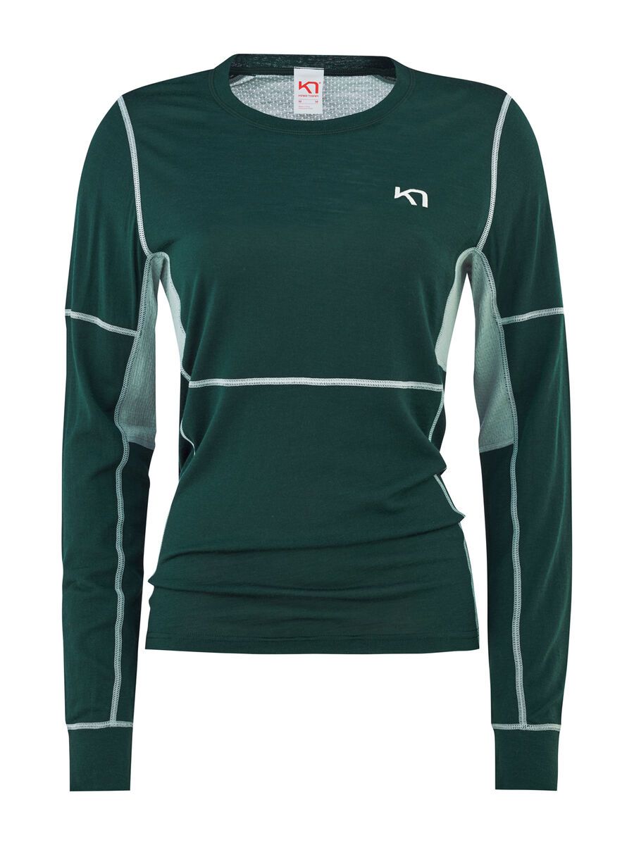 Kari Traa Lam Longsleeve, pine - Bild 1