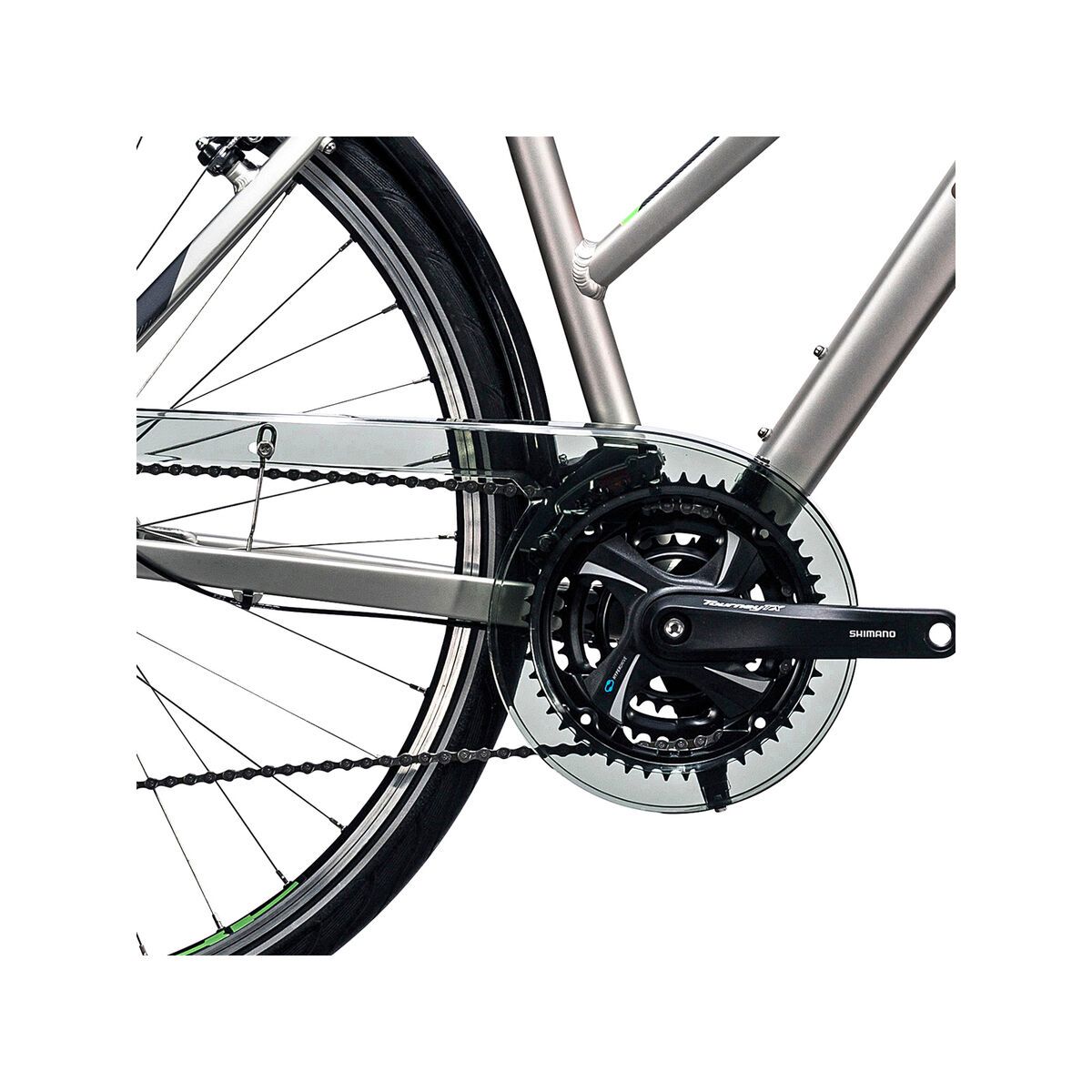 Cube Touring Trapeze, silver´n´flashgreen - Bild 3