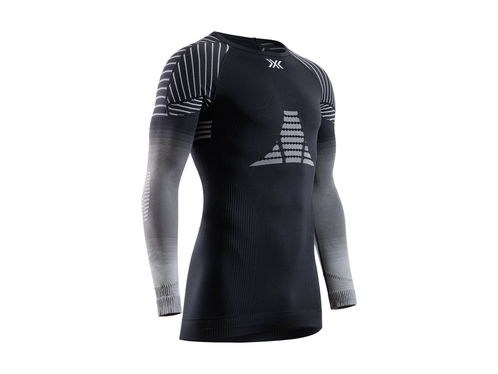 X-Bionic Invent Graphics Shirt LS Men, x black/grey/light grey - Bild 1
