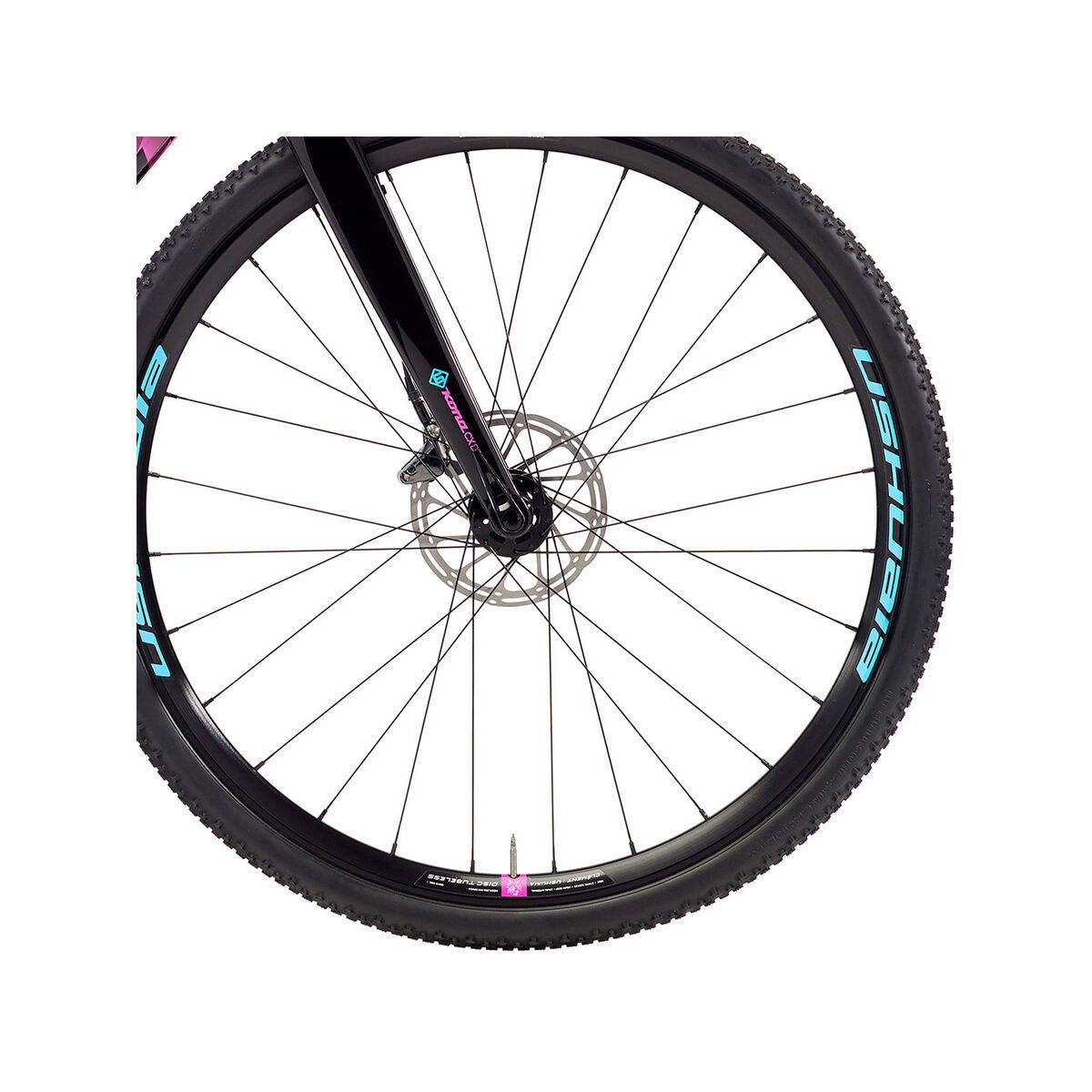 Kona Super Jake, gloss black w/ magenta & cyan decals - Bild 3
