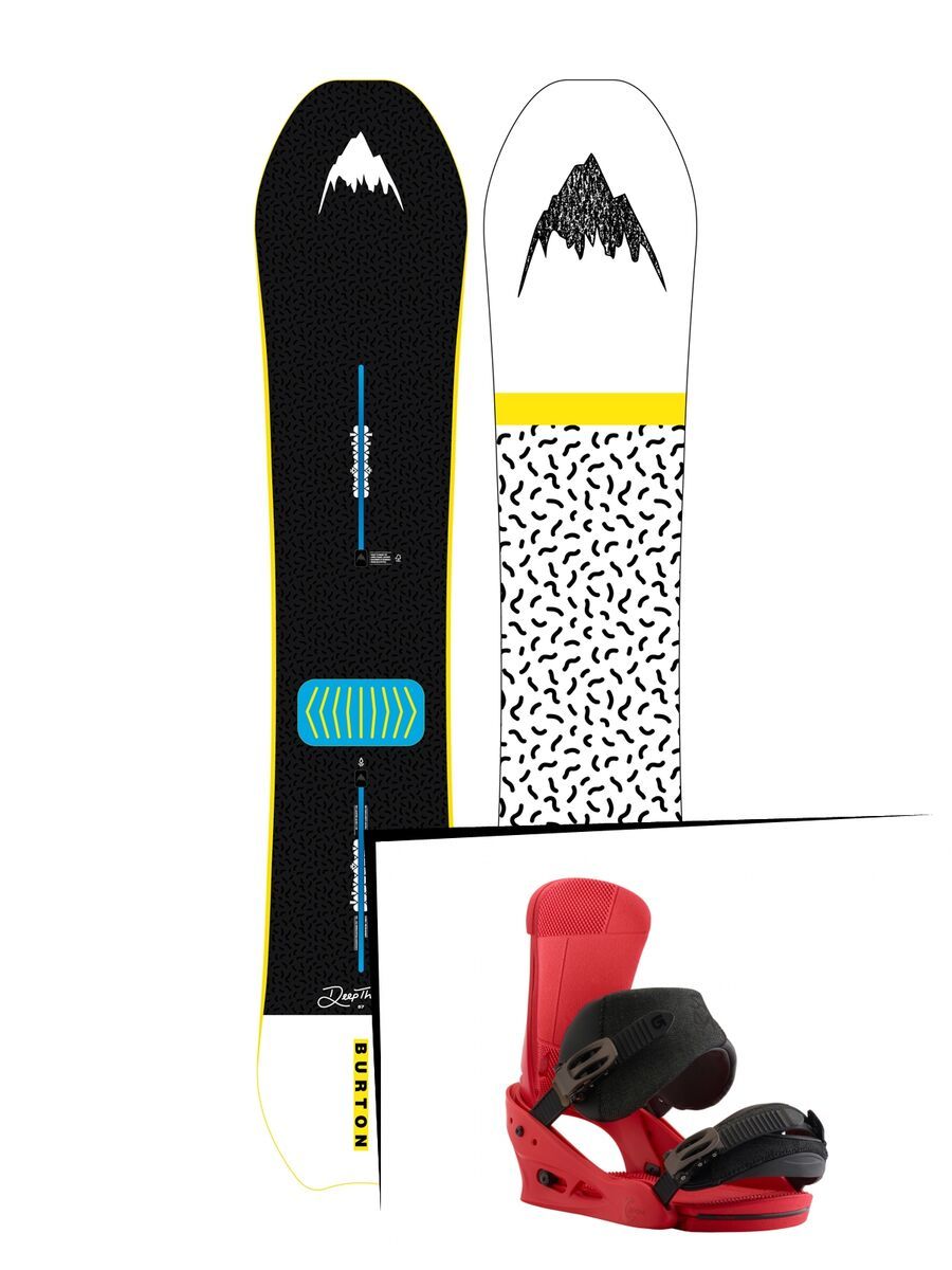 Set: Burton Deep Thinker 2019 +  Custom (1930939S) - Bild 1