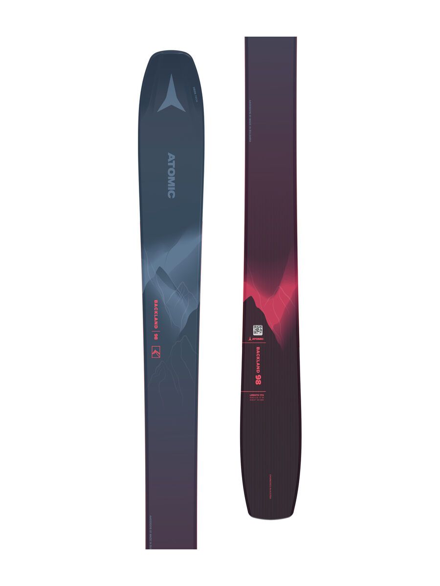 Atomic Backland 98 W, blue grey/maroon - Bild 3