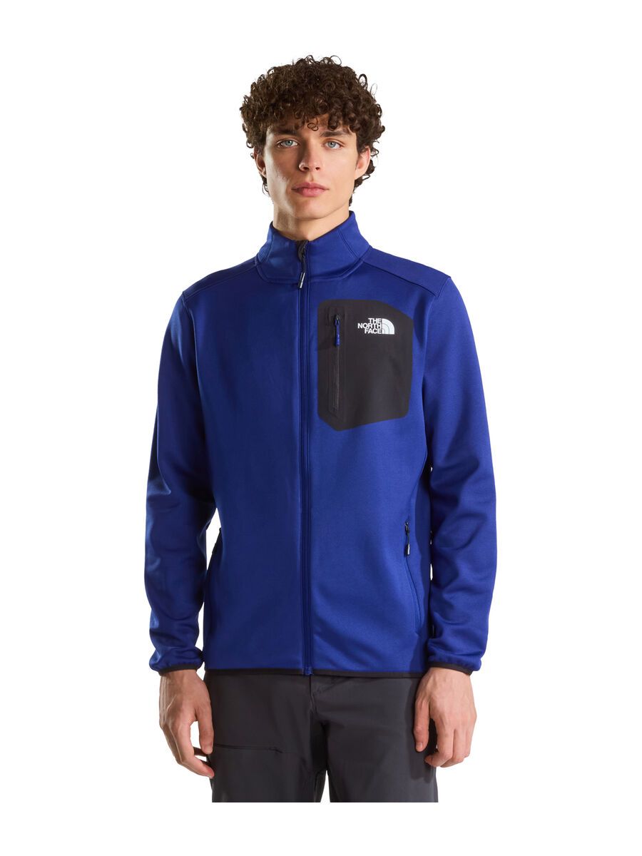 The North Face M Crest Full Zip Jacket, bold blue/tnf black - Bild 3