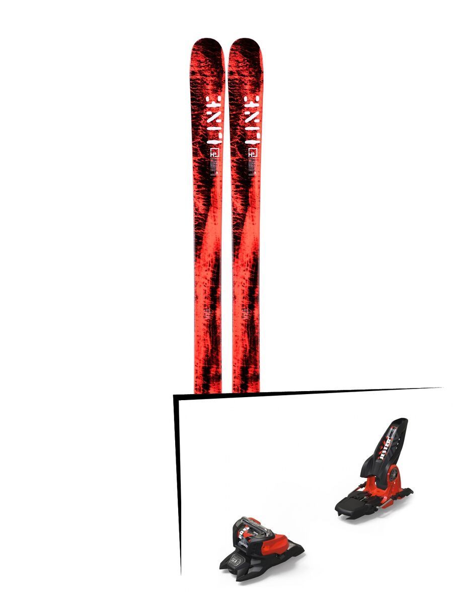 Set: Line Honey Badger 2019 + Marker Jester 18 Pro ID black/flo-red - Bild 1