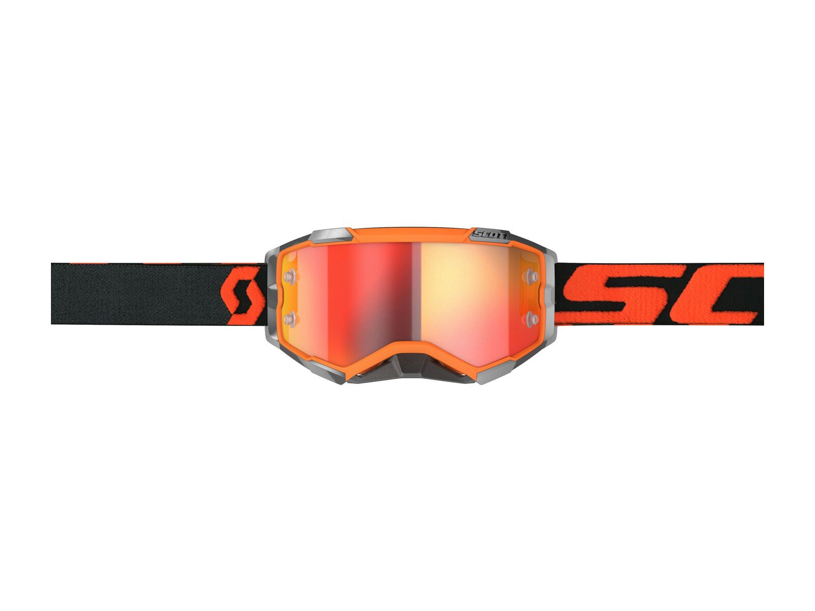 Scott Fury Goggle Orange Chrome Works, orange/black - Bild 3