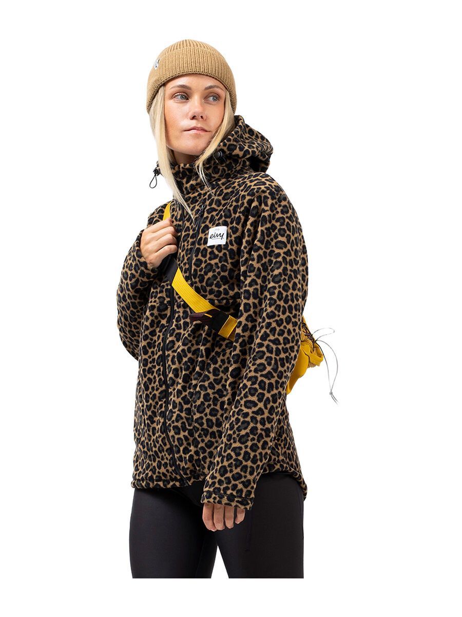 Eivy Techlight Ziphood Fleece, leopard - Bild 4