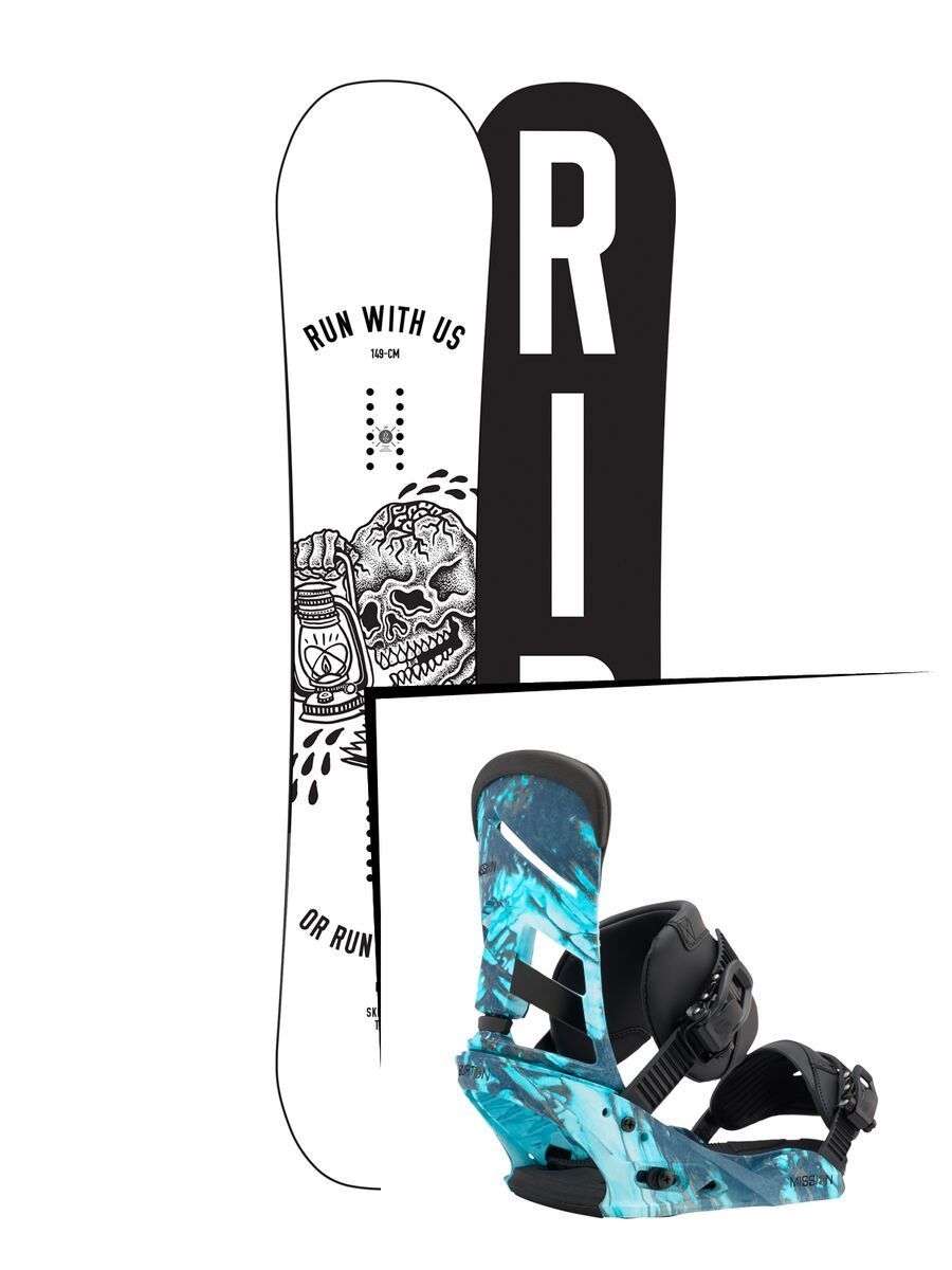 Set: Ride Burnout 2017 + Burton Mission (1712885S) - Bild 1