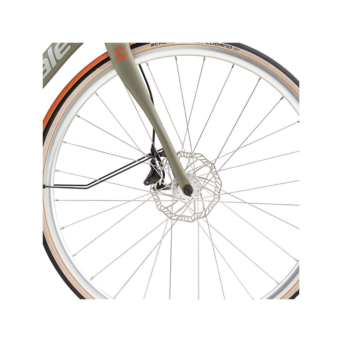 Cannondale Synapse Disc Adventure, tree frog w/ primer grey and burnt orange, matte - Bild 3