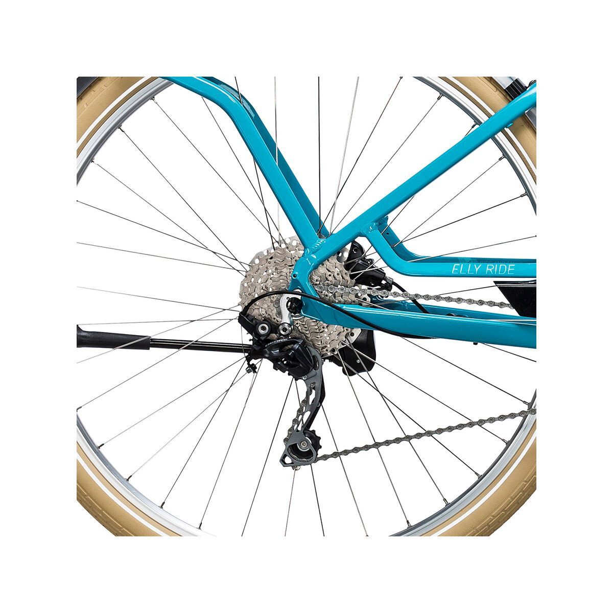 Cube Elly Ride Hybrid 400, blue´n´aqua - Bild 4