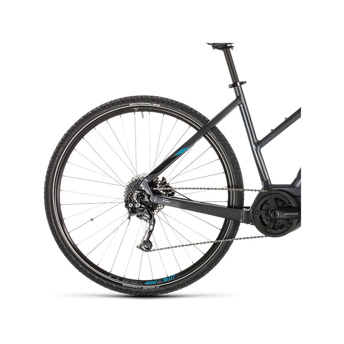 Cube Cross Hybrid One 400 Trapeze, iridium´n´blue - Bild 4