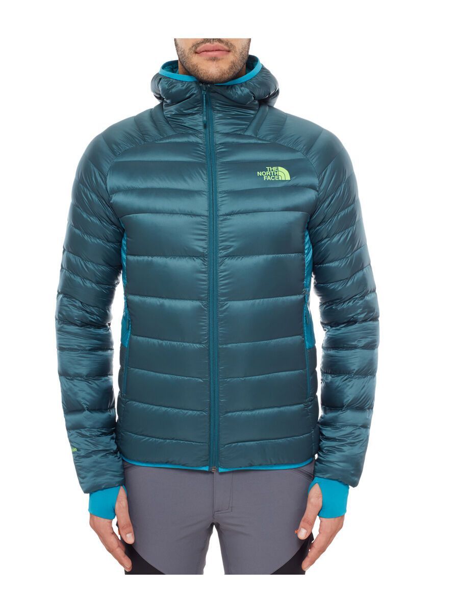 The North Face Mens Keep It Pure Hoodie, depth green/enamel blue print - Bild 2