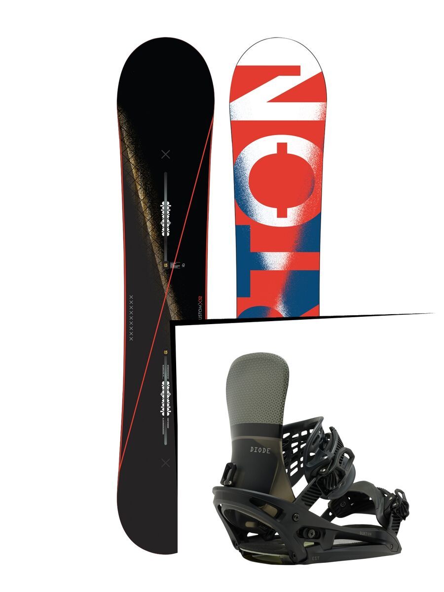 Burton Set: Custom X 2016 + Burton Diode EST - Bild 1