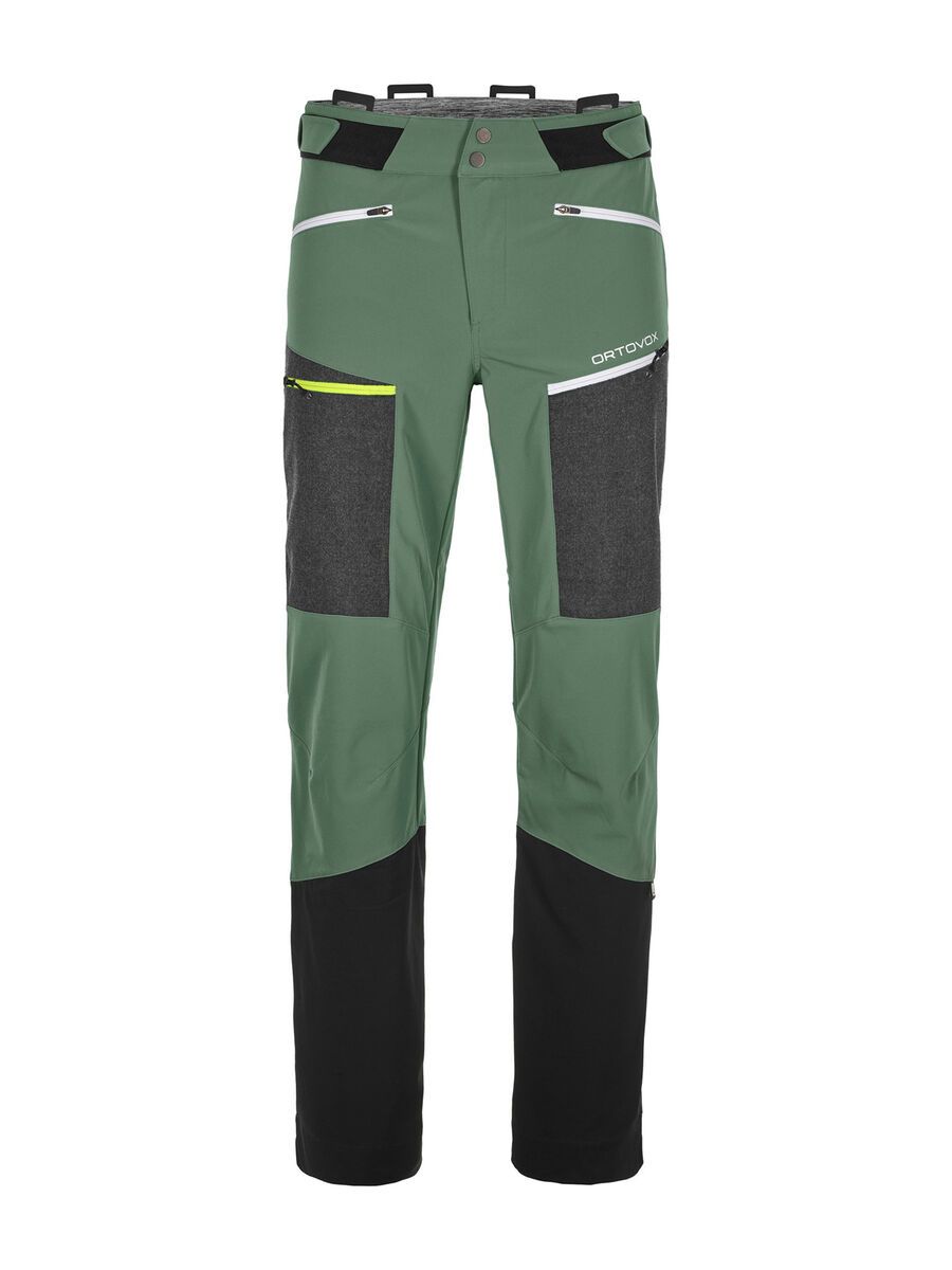 Ortovox Merino Naturtec Plus Pordoi Pants M, green forest - Bild 1
