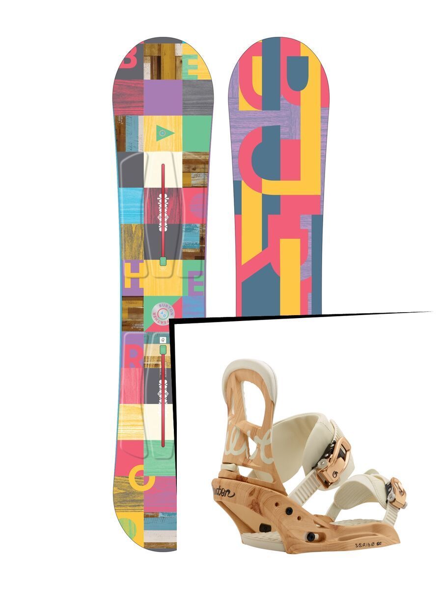 Set: Burton Feather 2017 +  Scribe EST (1712923S) - Bild 1