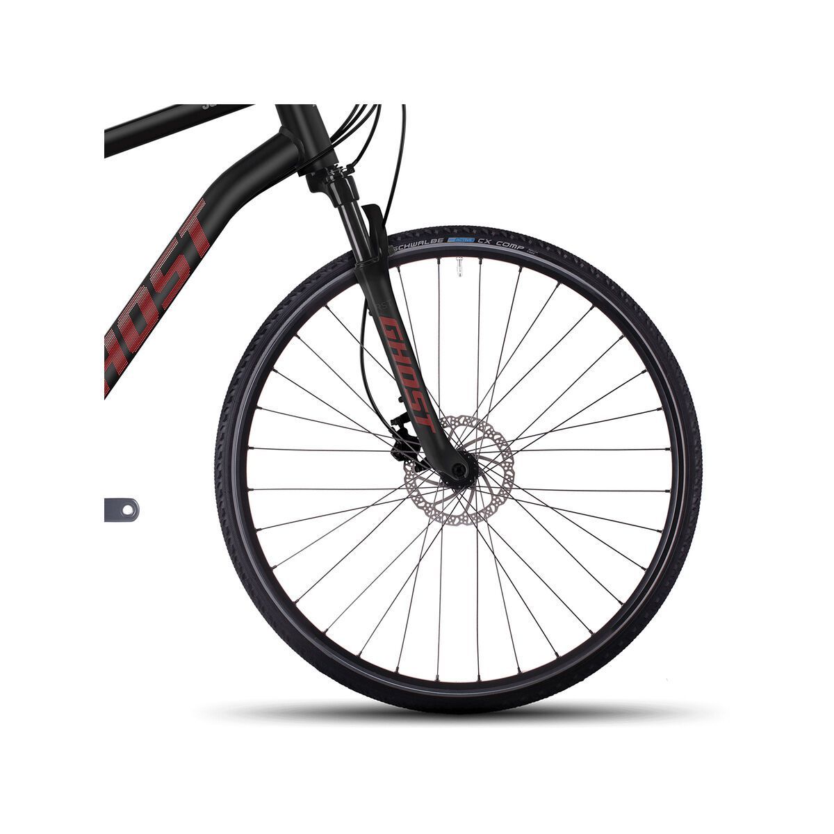 Ghost Square Cross 4, night black/neon red/urban grey - Bild 2