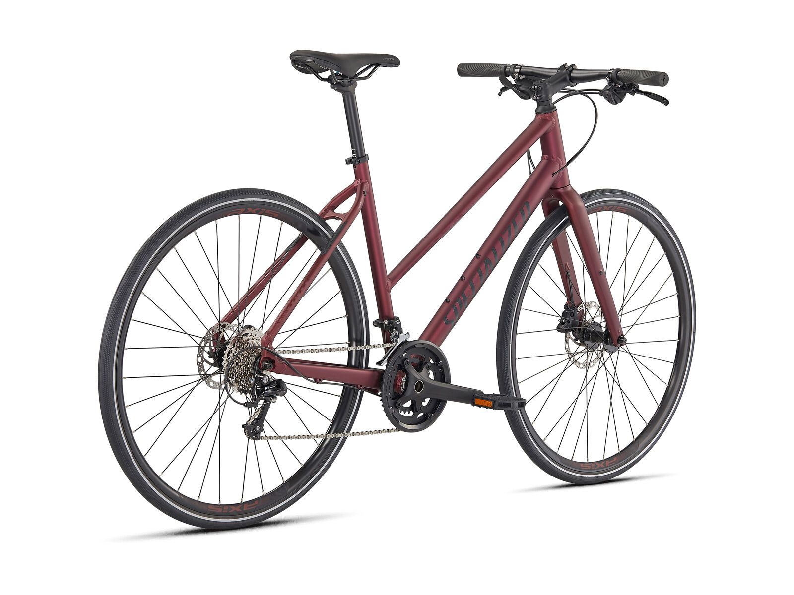 Specialized Sirrus 3.0 Step-Through, satin maroon/gloss maroon/satin black reflective - Bild 3