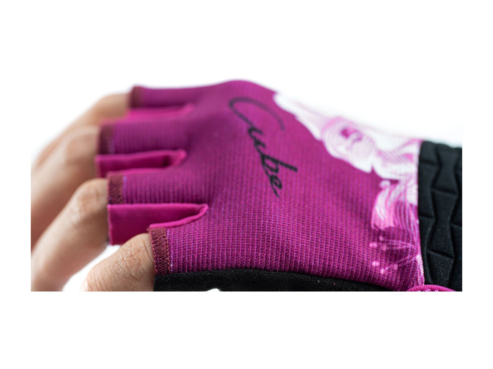 Cube Handschuhe Performance Junior Kurzfinger, pink - Bild 4