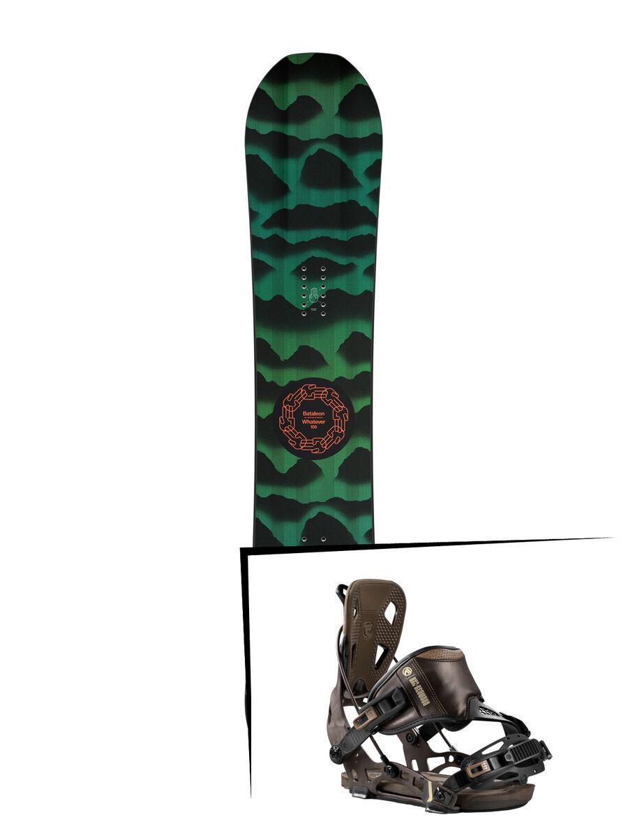 Set: Bataleon Whatever 2017 + Flow NX2-Redwood Hybrid (1718324S) - Bild 1