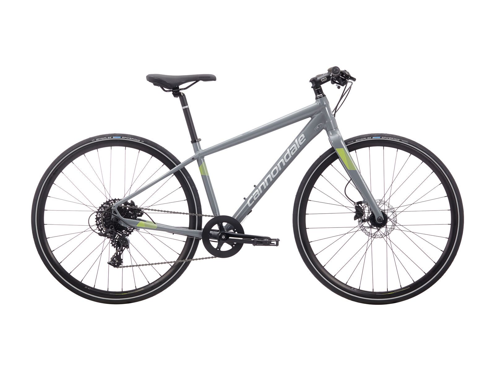Cannondale Quick 2 Disc Women's, stealth gray w/ volt, fine silver and reflective detail - gloss (SGY) - Bild 1