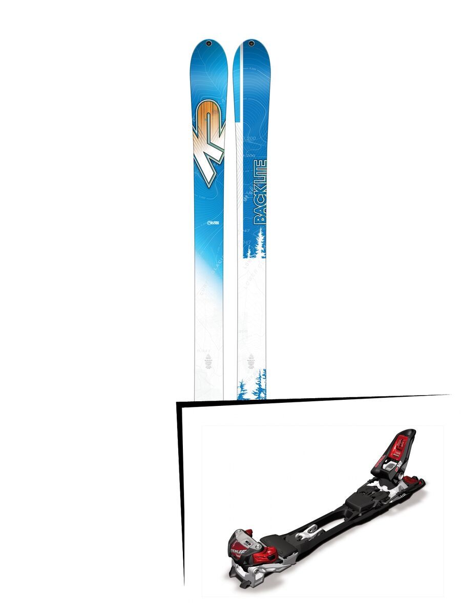 Set: K2 SKI Backlite 74 2017 + Marker F12 Tour (499350S) - Bild 1