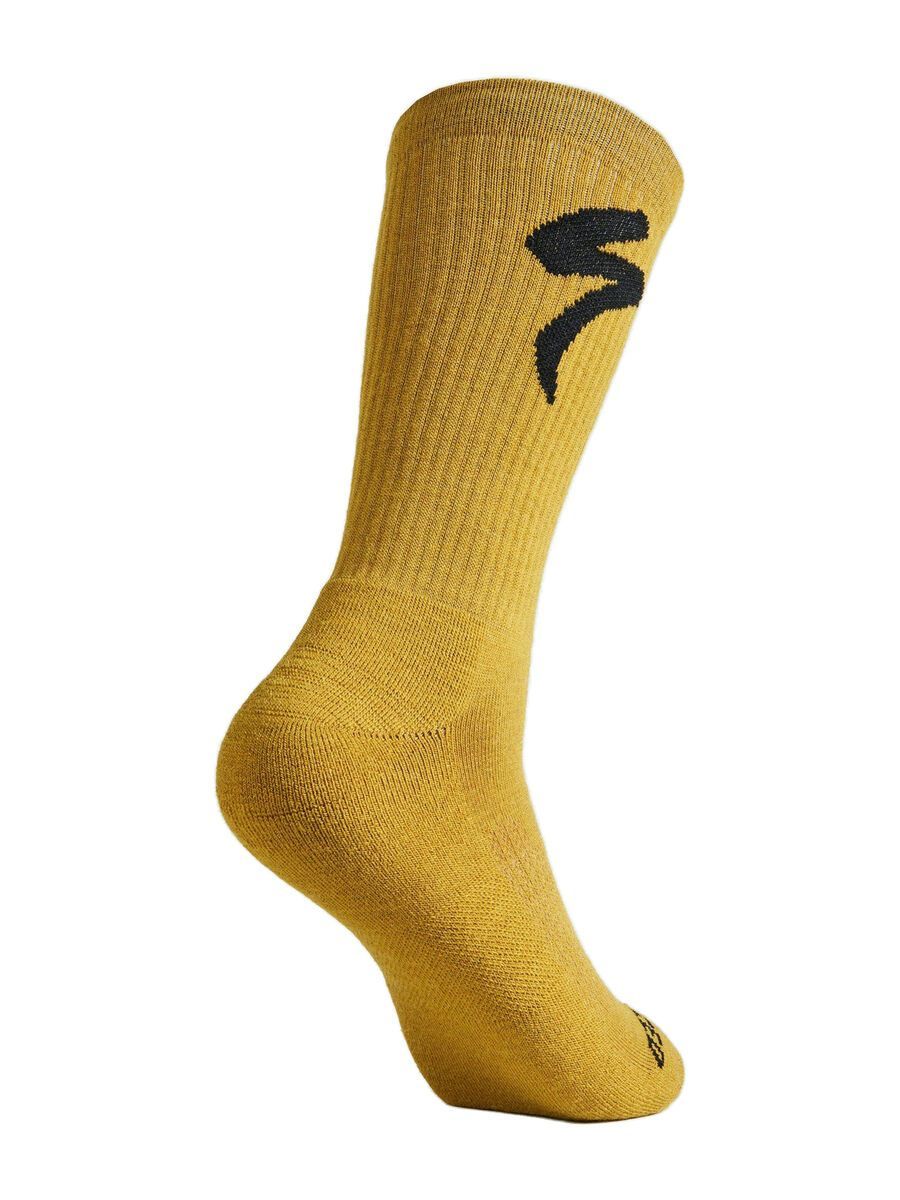 Specialized Merino Midweight Tall Logo Sock, harvest gold - Bild 1